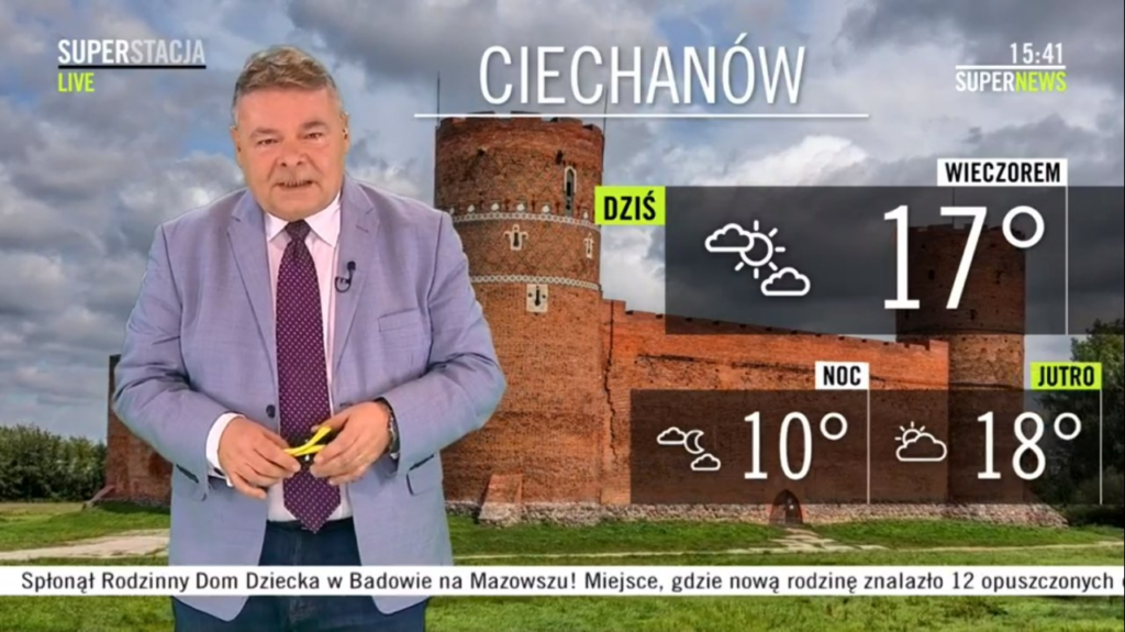 Tomasz Grzelewski w prognozie pogody